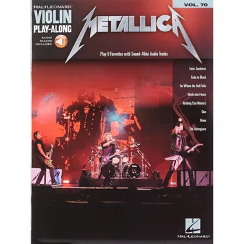 MS Violin Play-Along Volume 70: Metallica + prodloužená záruka 3 roky