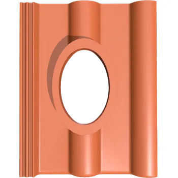 Střecha KM Beta ELEGANT - taška prostupová - višňová