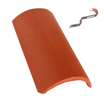 Střešní krytina Terran RUNDO - hřebenáč - cihlově červený