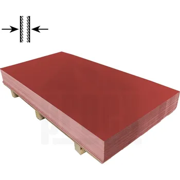 Plech KJG Tabule ocelově červená oboustrnanná RAL 3009 - 0,55x1250x2000mm