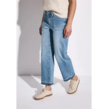 Dámské džíny Džíny Street One 378921 volného střihu Délka kalhot: 28, Obvod pasu: 28