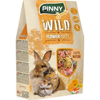 Krmivo pro hlodavce Pinny wild snack flower party 50g