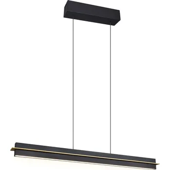 Trio T346710180 LED závěsné stropní svítidlo EMERSON | 22W integrovaný LED zdroj + Trio 983-3400 3x LED žárovka TROPFEN 1x4W | E14 | 470lm | 3000K