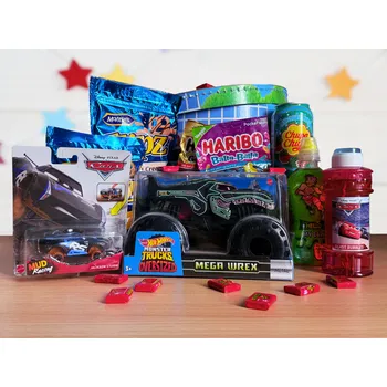 Dárkový potravinový koš Superbedny - Dárkový box pro kluky