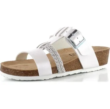 Dámské pantofle BIO Life fuzbetové pantofle na klínku perleťové bílé 2682.5 Greta/872 - 41 | P695147