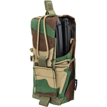 Dvojitá zásobníková sumka pro M4 na MOLLE - Woodland, Specna Arms