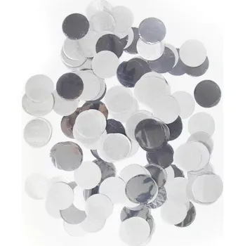 Konfety velká stříbrná kolečka