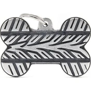 psí známka MY FAMILY XL BONE BRONX TYRE
