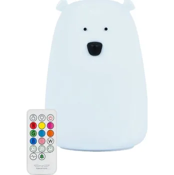 Lampička Rabbit & Friends Dotyková lampička s ovladačem - medvídek
