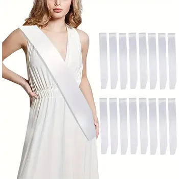 Šerpa bílá bez nápisu - 1ks