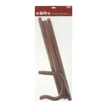 Karnevalový doplněk Tarra Berla - Hůl Mikuláš -167 cm - hnědá plast