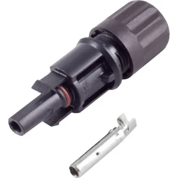 Elektrická zásuvka PV4 zásuvka 2.5 -6 mm², IP68, 1500 v 2800011 černá BKL Electronic Množství: 25 ks