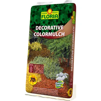 Substrát Floria Decorative ColorMulch hnědá 70 l
