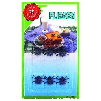 Karnevalový doplněk Erfurth.cz Mouchy plast 6ks