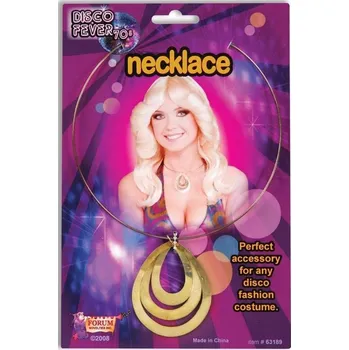 Karnevalový kostým R-Kontakt.cz Náhrdelník 70. léta