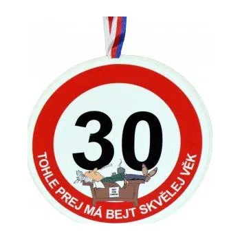 Žertovný předmět Jirka Medaile k 30. narozeninám pro muže – originální dárek k jubileu