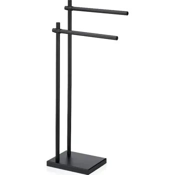 Držák na ručník Kela Držák na ručník Devin kovový černý 23,0x18,0x79,0cm