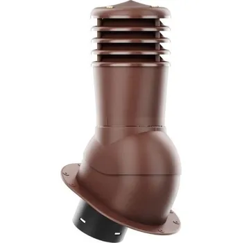 HPI - odvětrávací set pro šindel, falcovaný plech, Click, pr.150mm, - hnědý