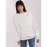 Smetanová basic mikina bez kapuce -EM-BL-763.00P-ecru Velikost: ONE SIZE