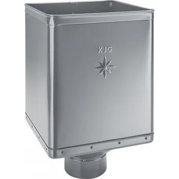 okap KJG Kotlík žlabový sběrný DESIGN EXCENTRICKÝ prachově šedý 100 mm
