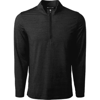 Pánská mikina TravisMathew mikina The Heater 1/4 Zip - černá: Pánské XXXL