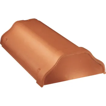 Střešní krytina Creaton - hřebenáč koncový PR, rovný, červená engoba