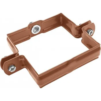 okap KJG Objímka svodu hranatá měděno hnědá 80x80 mm, se závitem M10