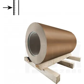 Plech KJG Svitek pozinkovaný metalicky měděný jednostranný RAL 8003 - 0,55x1250 mm