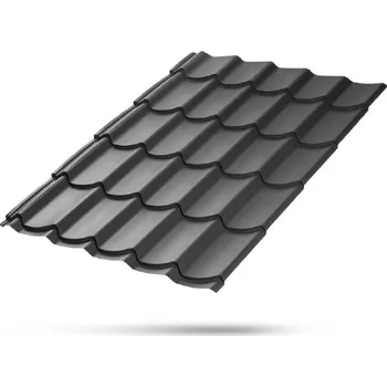 okap Lindab - Ideal 40 Classic STRONG břidlicově šedá RAL7016