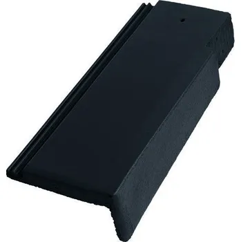 Střešní krytina Bramac - Tegalit STAR taška okrajová pravá půlená - ebenově černá