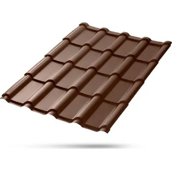 Stavebniny Lindab - Mega 35 Classic tmavě hnědá RAL8017