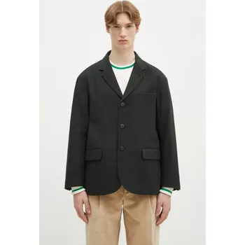 Dámské sako Vlněné sako Visvim Bowen Blazer černá barva, 125105013021, XL, 99X
