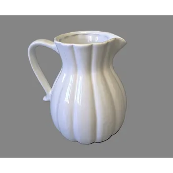 Prodex Import Džbán bílý svislé proužky