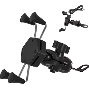 DRŽÁK TELEFONU USB NA MOTOCYKL AP14C