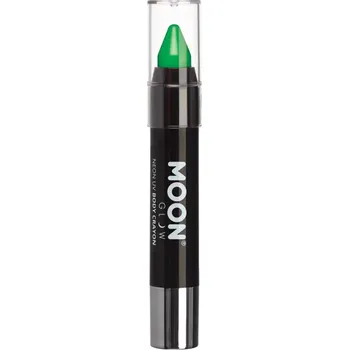 Karnevalový doplněk Smiffys.com Pastelka na tělo -Moon Glow Intense Neon UV - zelená 3.5 g
