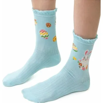 Dámské ponožky Steven ponožky velikonoce 136.130 - sv. modrá, 38-40