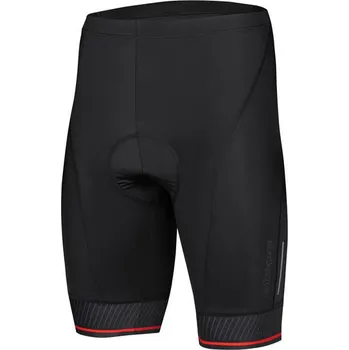 Cyklistické kalhoty ETAPE pánské kalhoty ELITE TEAM, černá/červená M