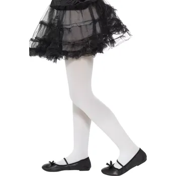 Karnevalový doplněk Smiffys.com Dětské punčocháče bílé