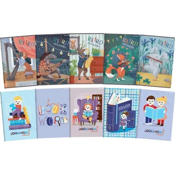 Sada různých sešitů A5 TOP-2000 1 listů