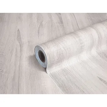 Tapeta Profesionální renovační folie na dveře a nábytek - vzor Dub bílý Orlando 1 metr