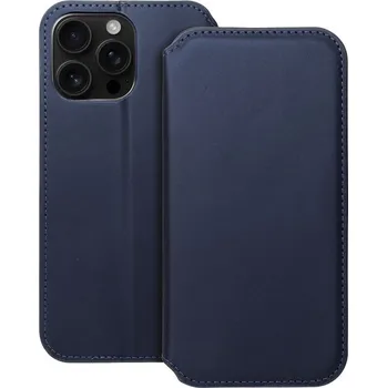 Pouzdro na mobilní telefon Flipové pouzdro Dual Pocket pro Apple iPhone 16 Pro Max, modrá