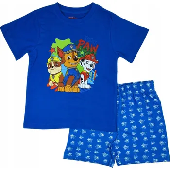 Chlapecké pyžamo DOVOZ EU Chlapecké letní pyžamo Paw Patrol modré Velikost: 110