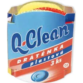 Houbička Q Home drátěnka (3ks/fol) plast