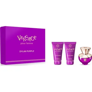 Parfém Versace Dylan Purple pour Femme Dárková sada EDP 50 ml, tělové mléko 50 ml a sprchový gel 50 ml