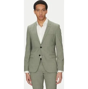 HUGO Oblek Arti/Hesten232X 50540341 Zelená Extra Slim Fit 54