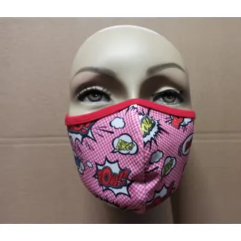 Karnevalová maska ptakoviny.cz Rouška látka dětská OMG