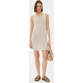 Dámské šaty Marc O'Polo Úpletové šaty 503 5136 67029 Béžová Slim Fit 40