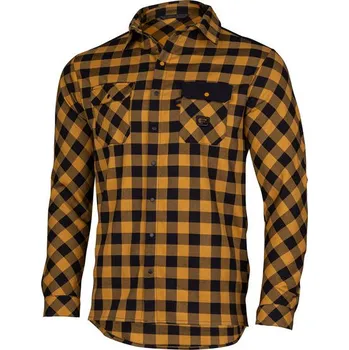 Pánská košile ETAPE pánská košile SHIRT, okrová/černá XXL