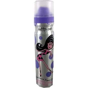 Deodorant pro dívky Dotty Com, stříbrný, 75 ml.