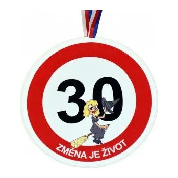 Žertovný předmět Jirka Medaile k 30. narozeninám pro ženu – originální dárek k jubileu